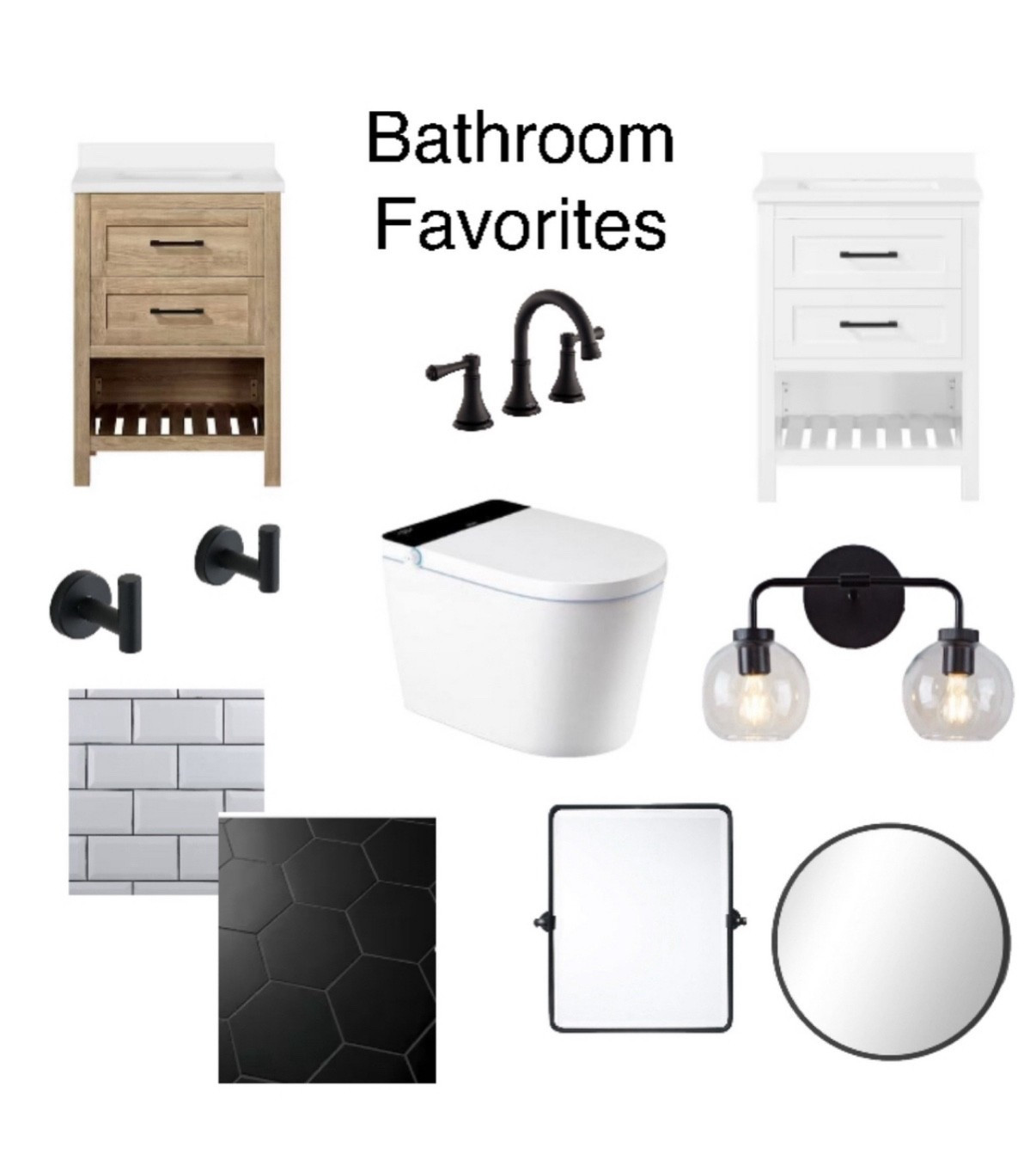 Classic, can’t go wrong bathroom! #bathroom 

#LTKFindsUnder100 #LTKHome