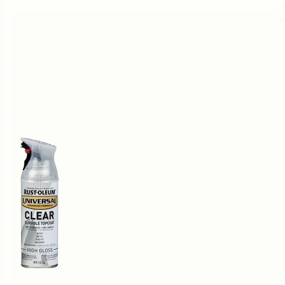 Clear, Rust-Oleum Universal All Surface Interior/Exterior High Gloss Spray Paint-302110, 11 oz | Walmart (US)