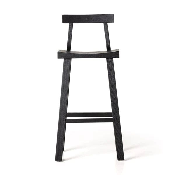 Cassell Bar Stool - Black - Open Box | France and Son