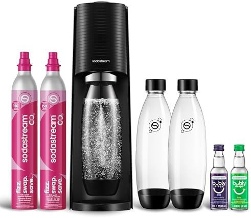 SodaStream - Terra Sparkling Water Maker | VALUE BUNDLE | CQC CO2 system | Includes 2x CO2 Cylind... | Amazon (US)