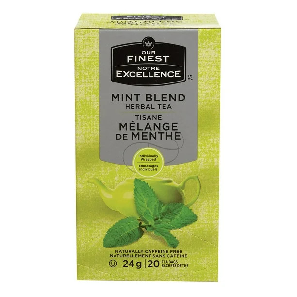 Our Finest Mint Blend Herbal Tea, 24 g, 20 tea bags | Walmart (CA)