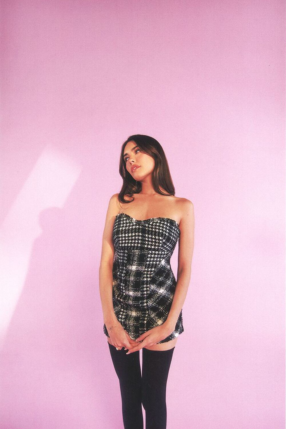 Tweed Strapless Mini Dress | Forever 21 (US)