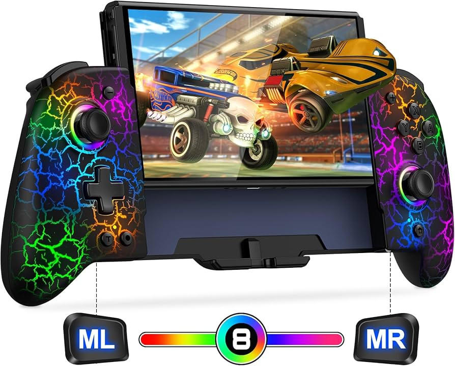 Switch Controller for Nintendo Switch/OLED, (No Drift, No Deadzone) Hall Effect Joystick Wireless... | Amazon (US)