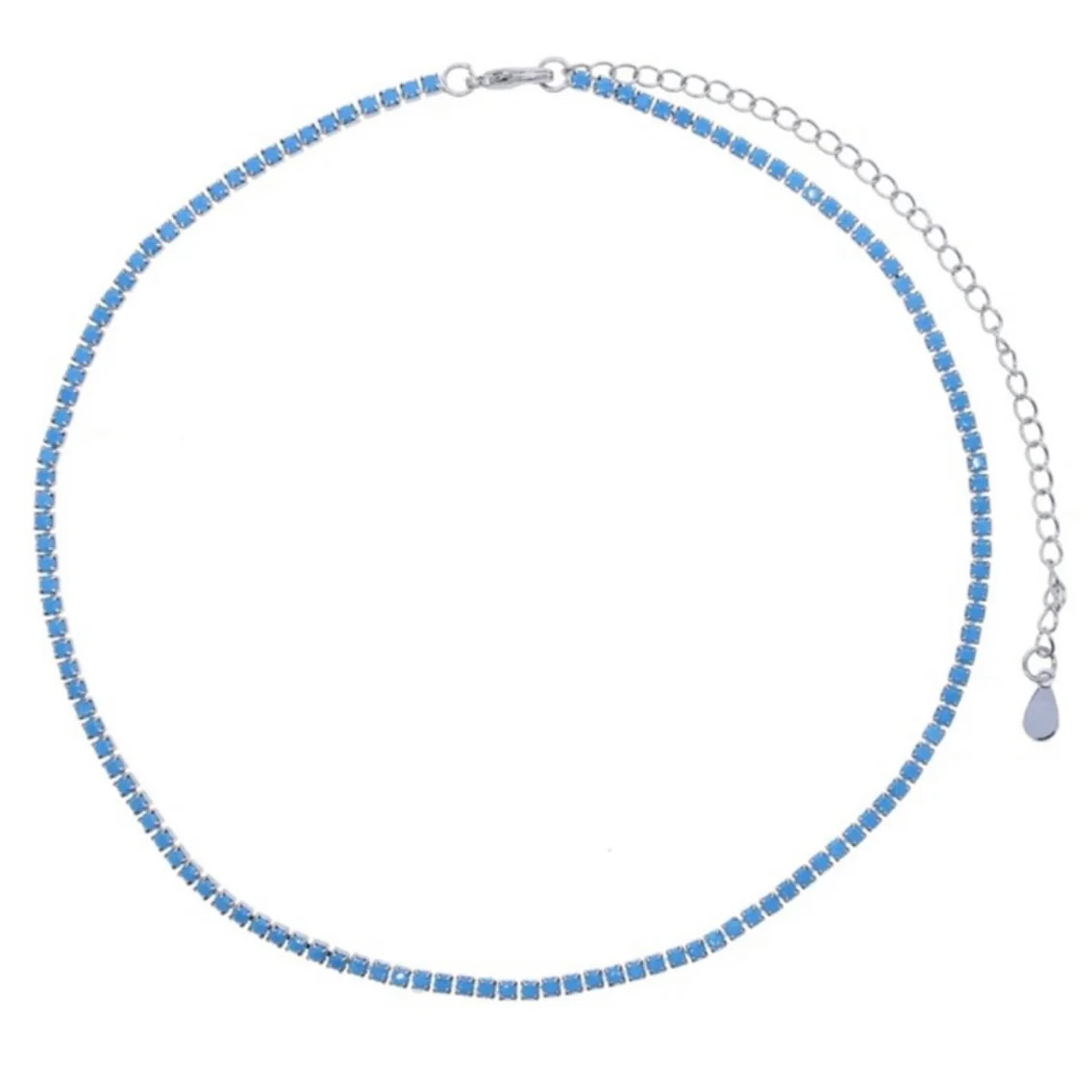 Turquoise Tennis Necklace | Sea Marie Designs