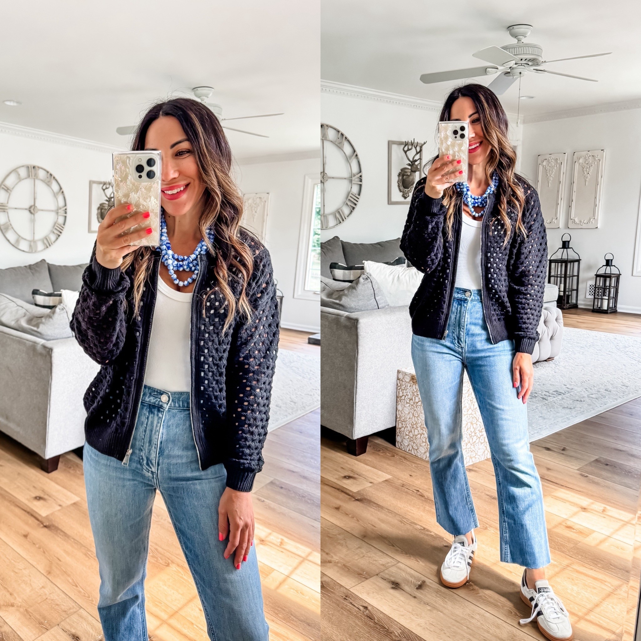 Code Tammy10. Small crochet cardigan, 26 jeans.

#LTKOver40 #LTKFindsUnder100