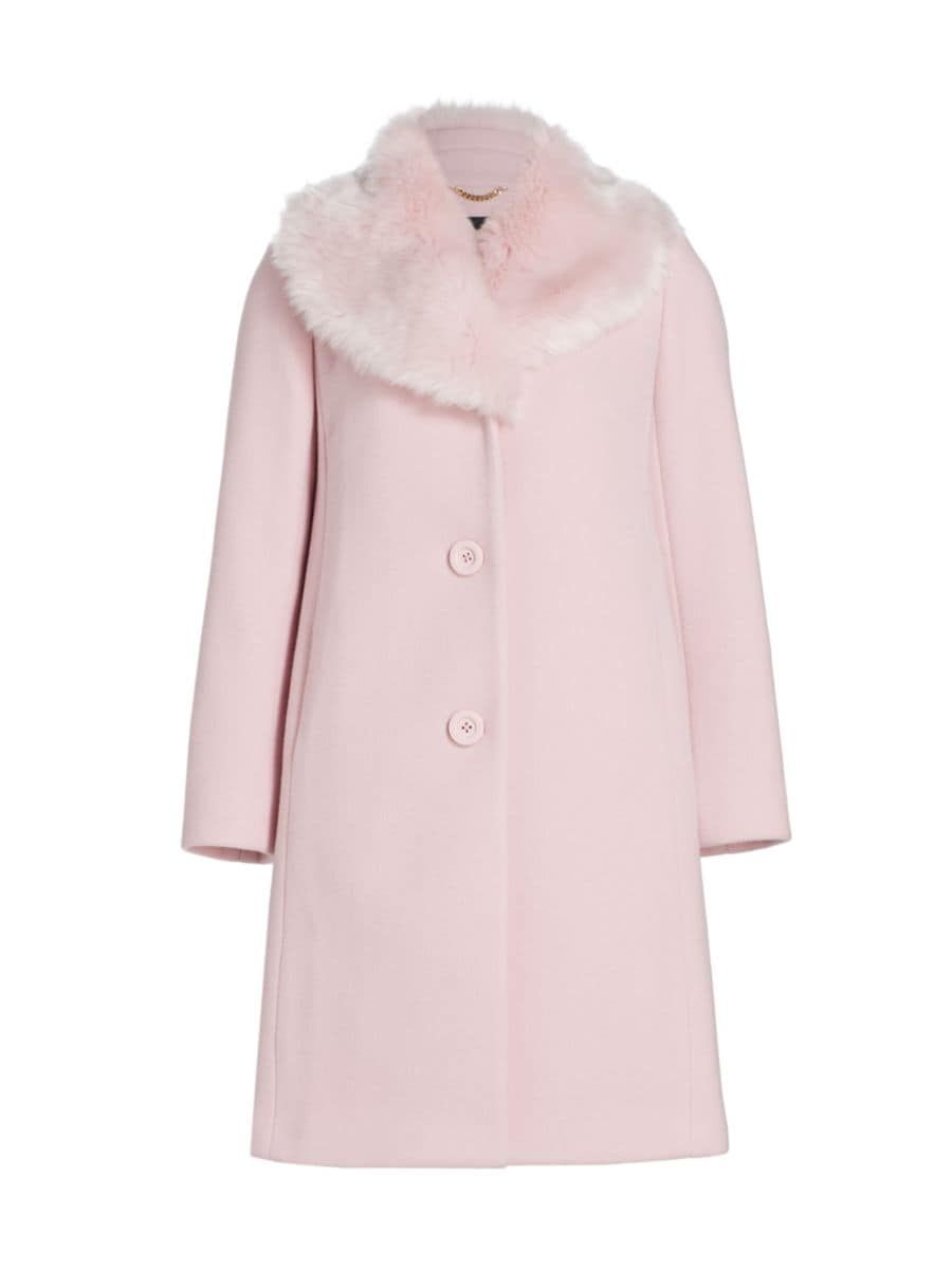 Mainline Faux Fur Collar Wool Coat | Saks Fifth Avenue