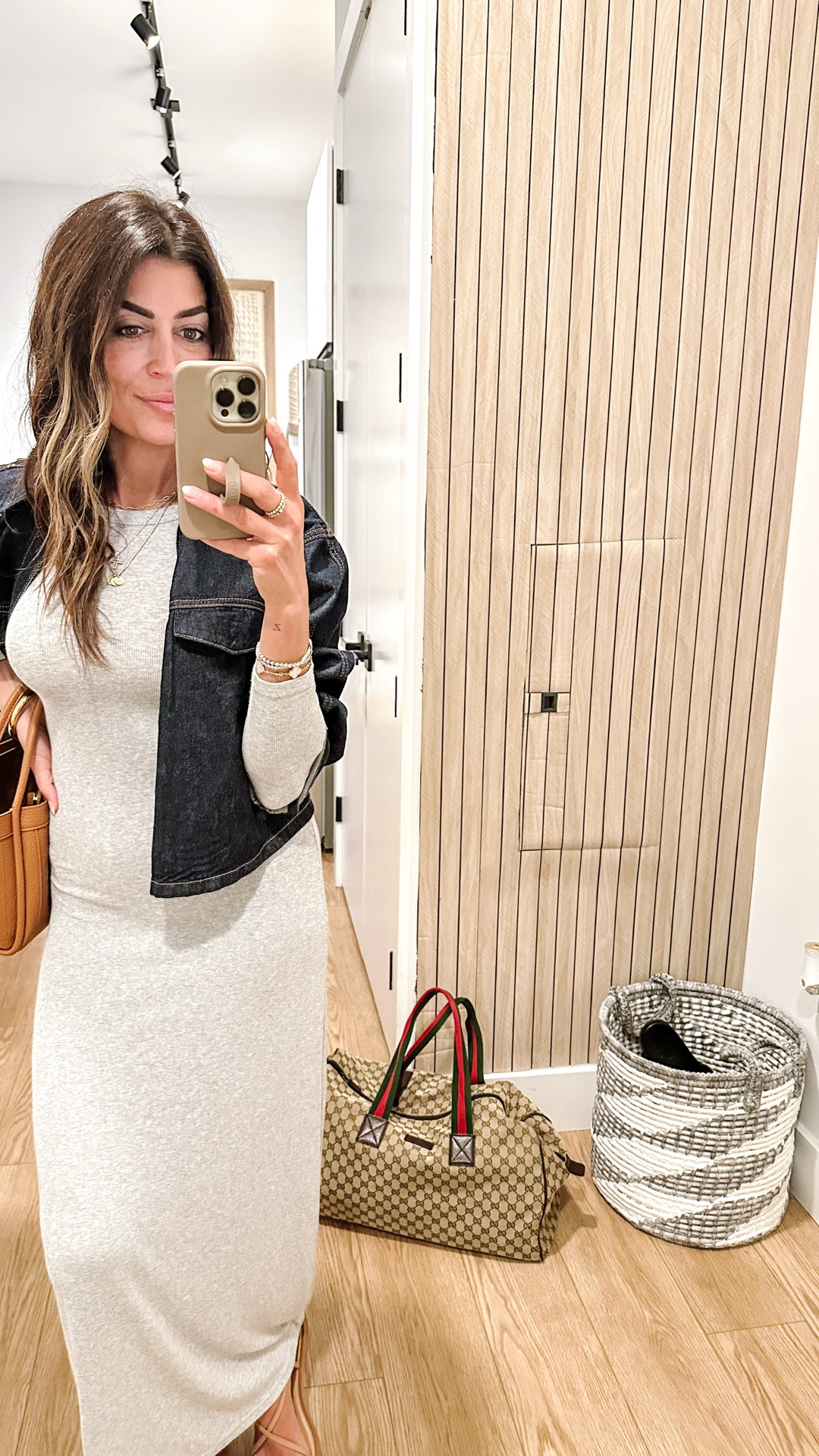 Spring transition outfit 