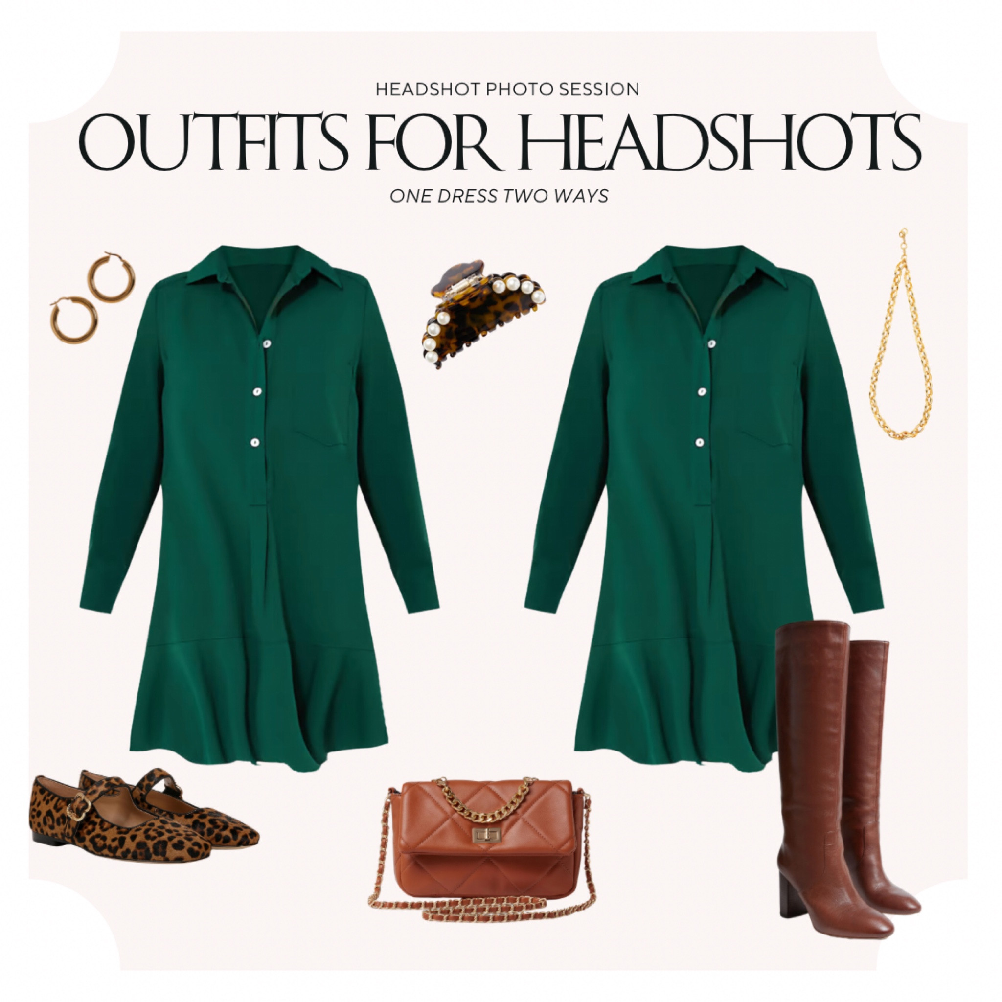 This green shirt dress is a perfect workwear look that would look amazing for a headshot! 

#LTKStyleTip #LTKFindsUnder100 #LTKWorkwear