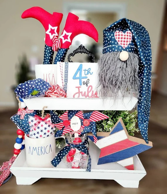 4th of July Gnome Legs Elf Legs Diving Elf Legs 4th of July | Etsy | Etsy (US)