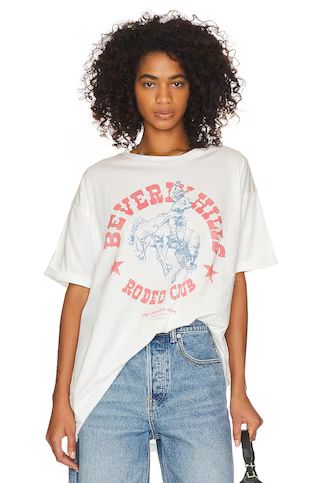 The Laundry Room Beverly Hills Rodeo Club Oversized Tee in White from Revolve.com | Revolve Clothing (Global)