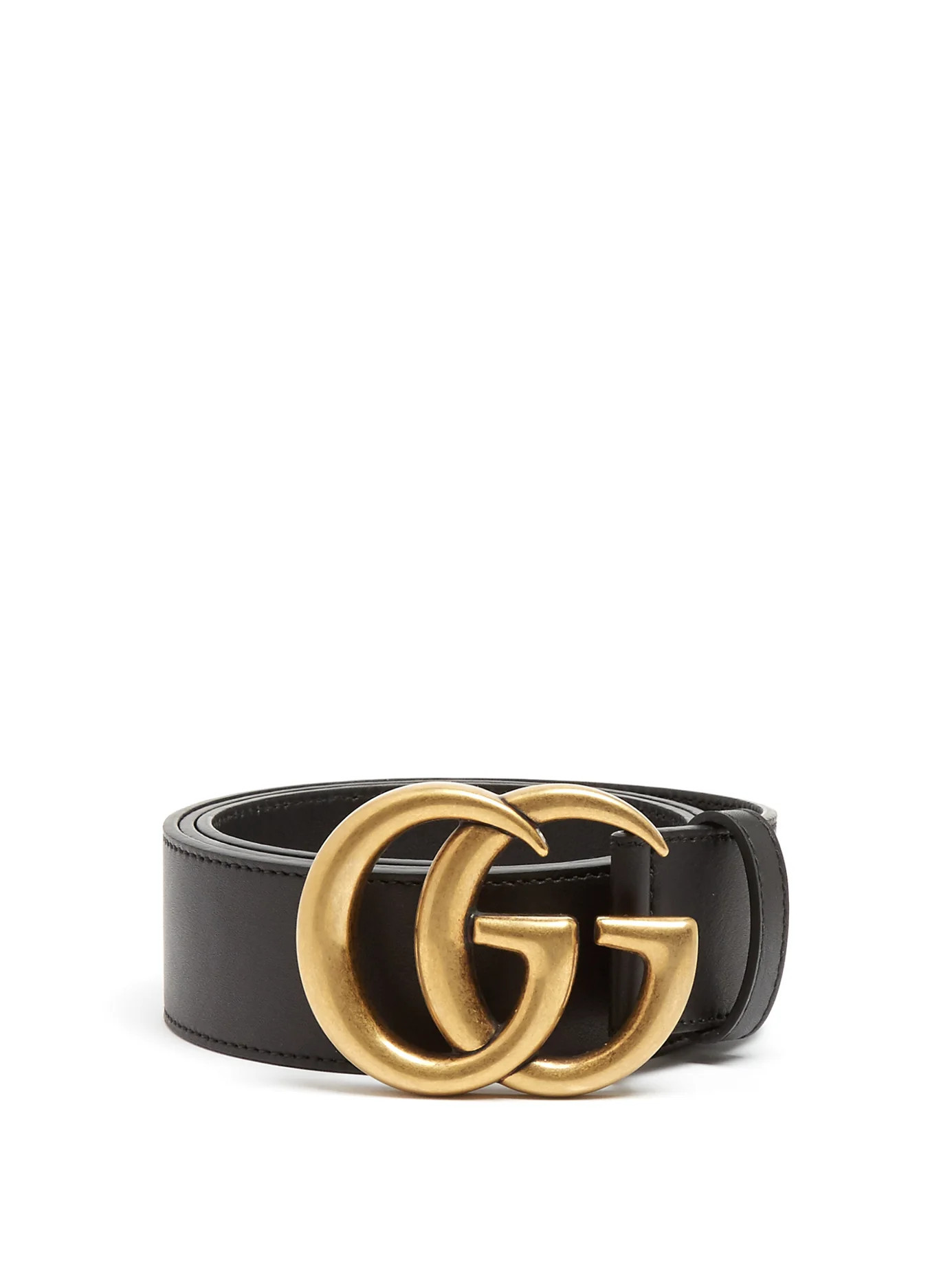 GG-logo 4cm leather belt | Matches (US)