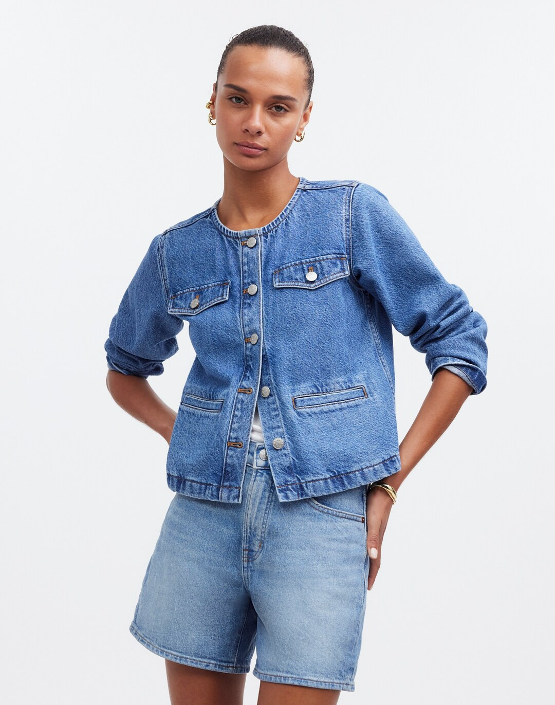 Denim Lady Jacket in Lakecourt Wash | Madewell