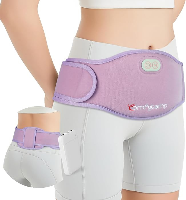 Comfytemp Portable Belly and Back Heating Pad for Period Soothing, FSA Eligible HSA Cordless Dual... | Amazon (US)