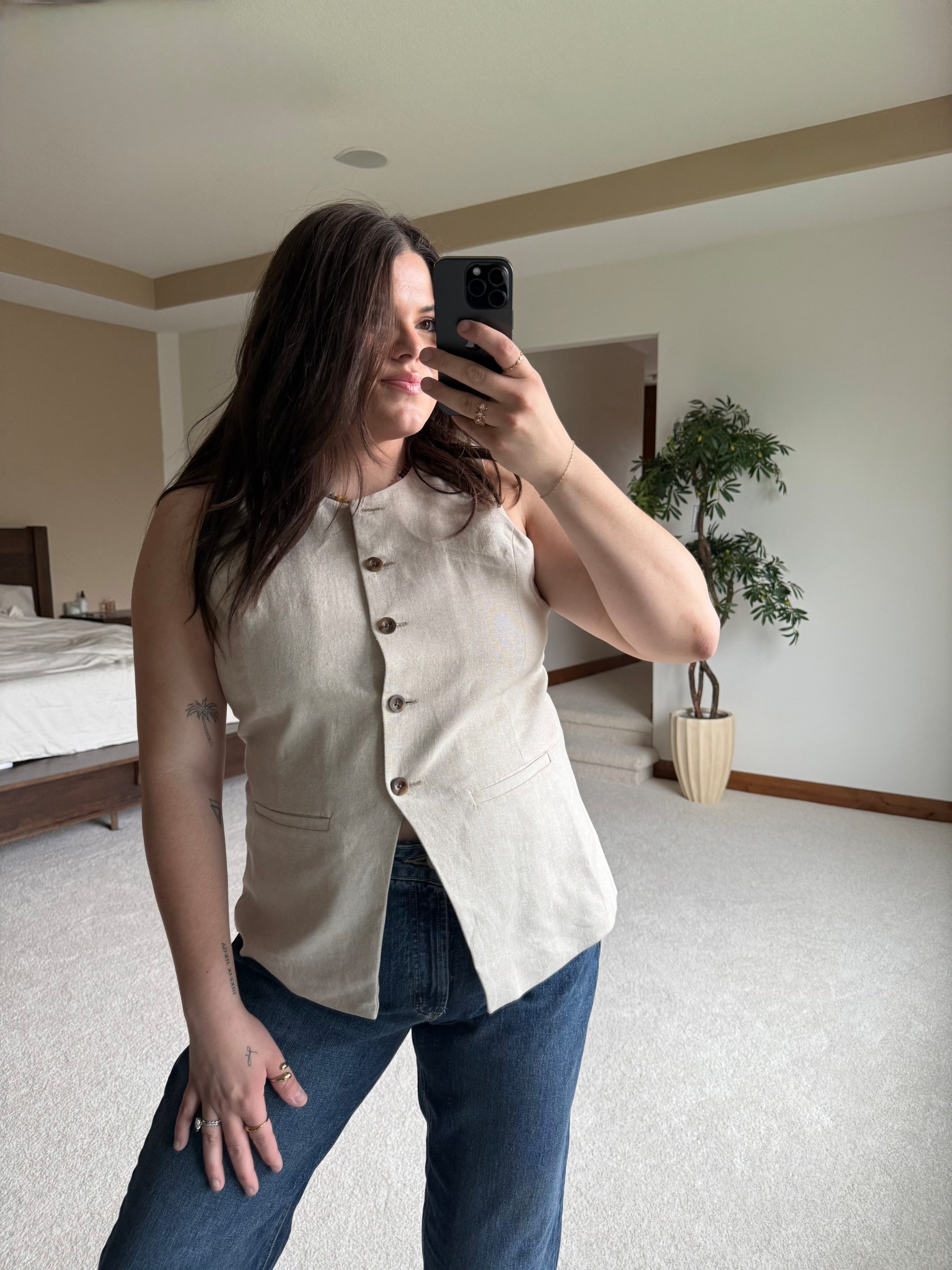 Casual work top - maternity friendly! Wearing xl. This feels so expensive!!! 

#LTKFindsUnder50 #LTKWorkwear #LTKMidsize