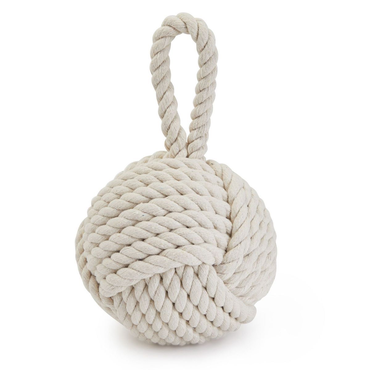 Okuna Outpost Decorative Weighted Door Stop with Handle, Nautical Knot Rope for Floor, 3.5 lbs, 6... | Target