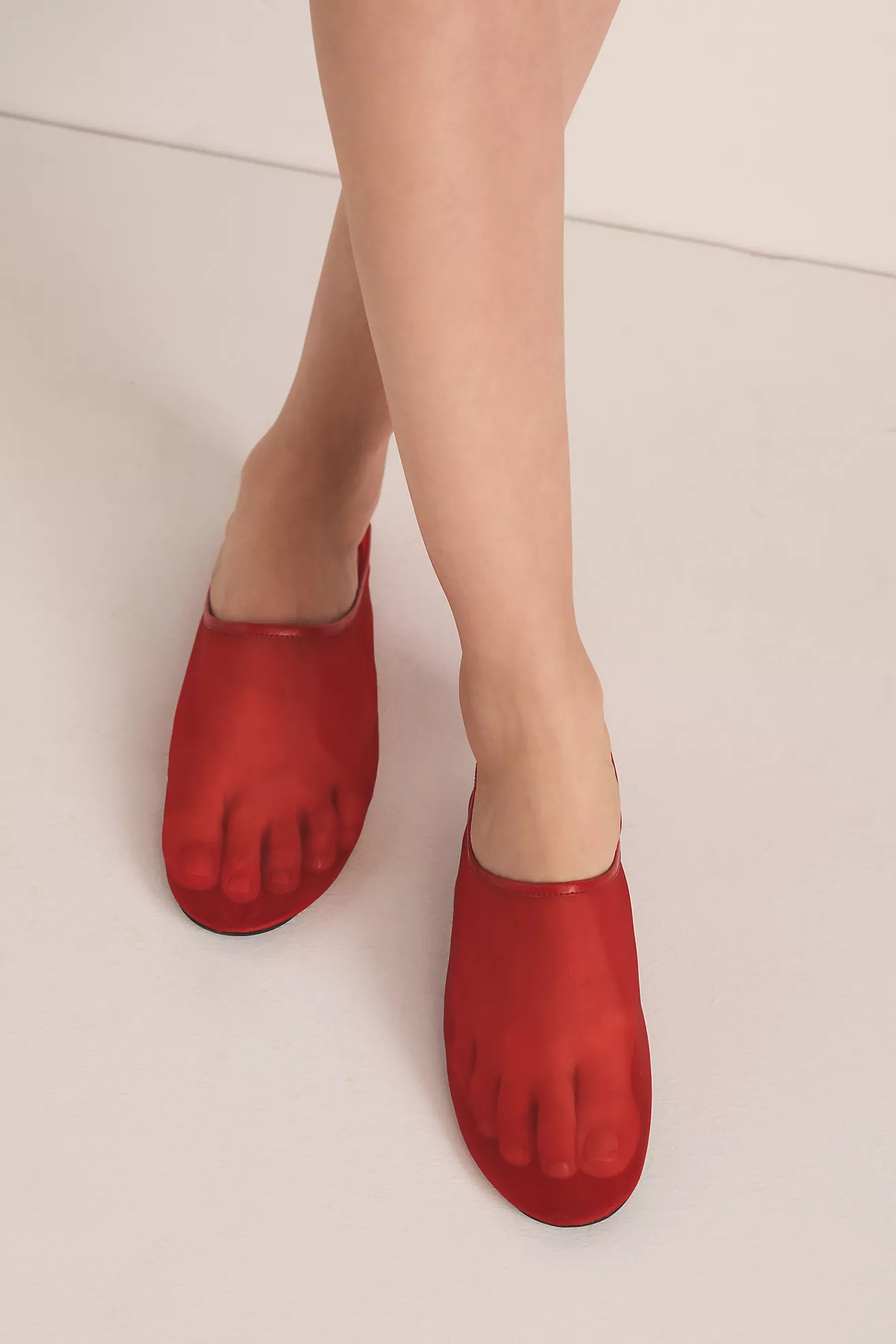 Jeffrey Campbell Nutcracker Mesh Flats | Anthropologie (US)