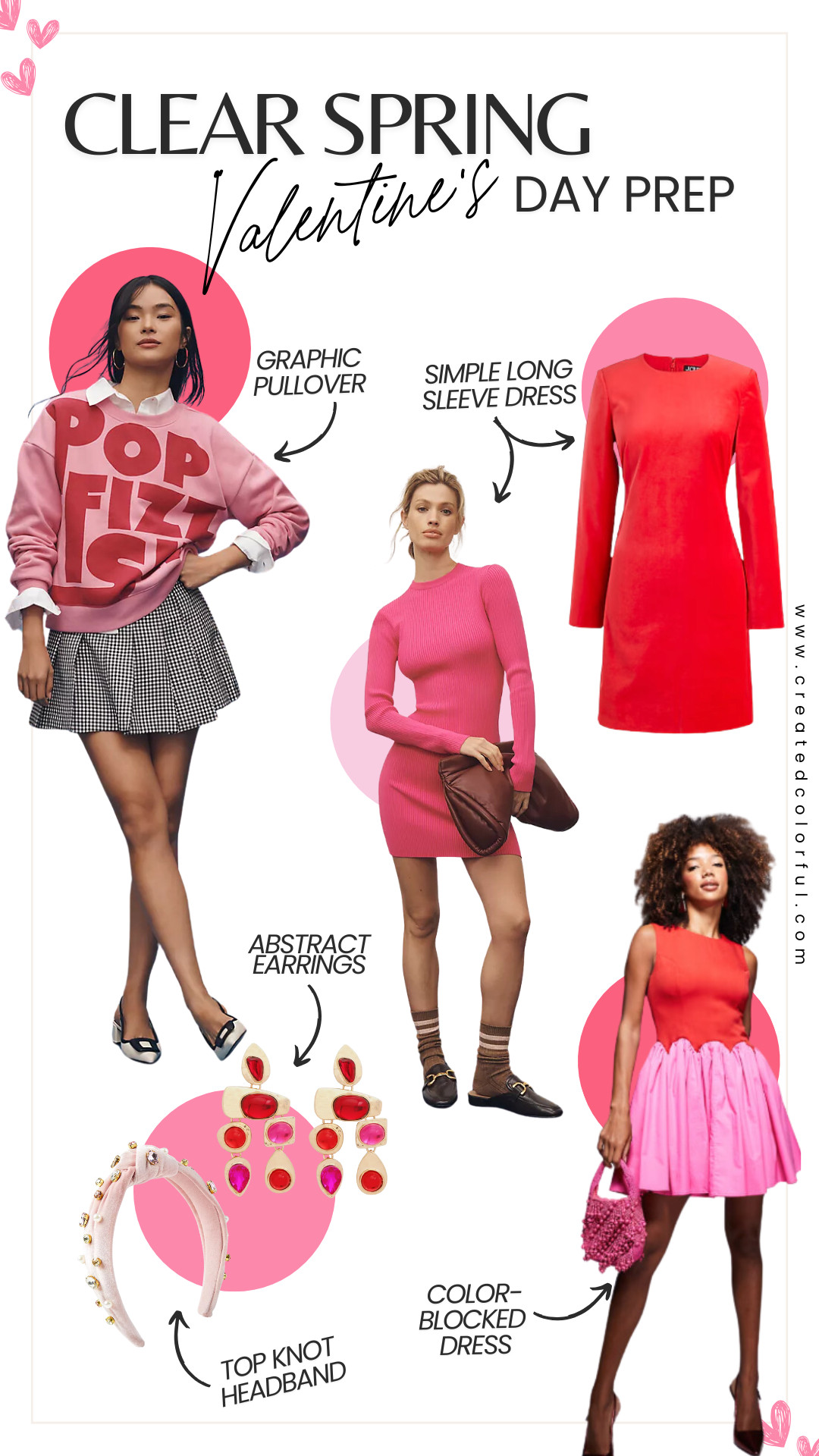 💕 Are you ready for Valentine's Day? 💕

Whether you wanna go fancy or casual, wear a look that feels like you and incorporates your very best colors! Once you know your best colors, finding an outfit for special occasions will be less stressful.

Clear Springs, do you know what shades of red and pink are best for your skin tone? Click to see more!

#createdcolorful 

#LTKSeasonal #LTKMidsize #LTKStyleTip