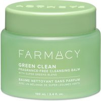 Green Clean Fragrance-Free Cleansing Balm - 100 ml | 3.4 oz / Fragrance-Free | Farmacy Beauty