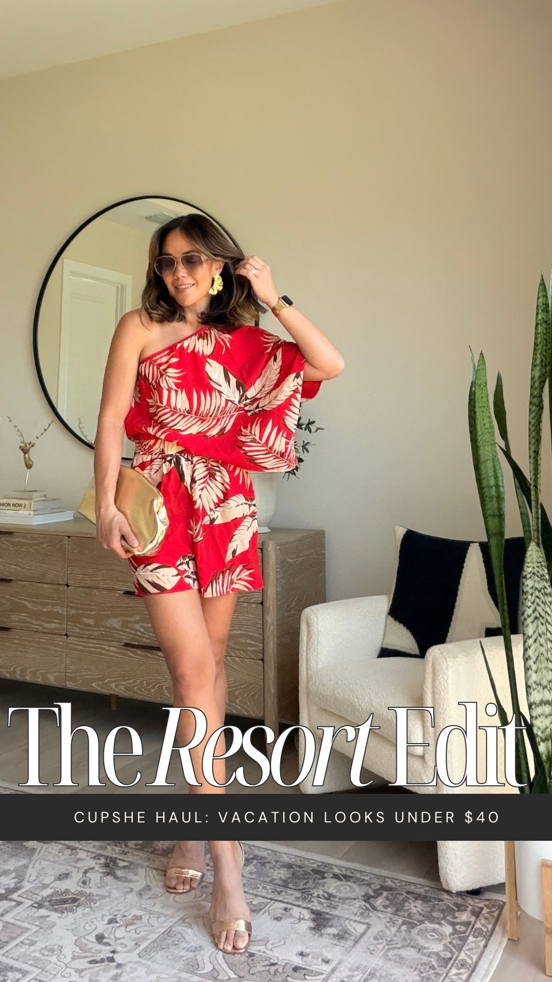 This Cupshe Spring Break Haul is
SO GOOD!! 🌴✨ Use the
code CUP15 - 15% off orders $70+

How chic is this red asymmetrical romper? It simply slips on, has a gartered waistband, and dramatic draping. Easy to dress up or down ~ perfect to pack for your next warm weather getaway ✨👌

#LTKgrwm #LTKTravel #LTKSwim
