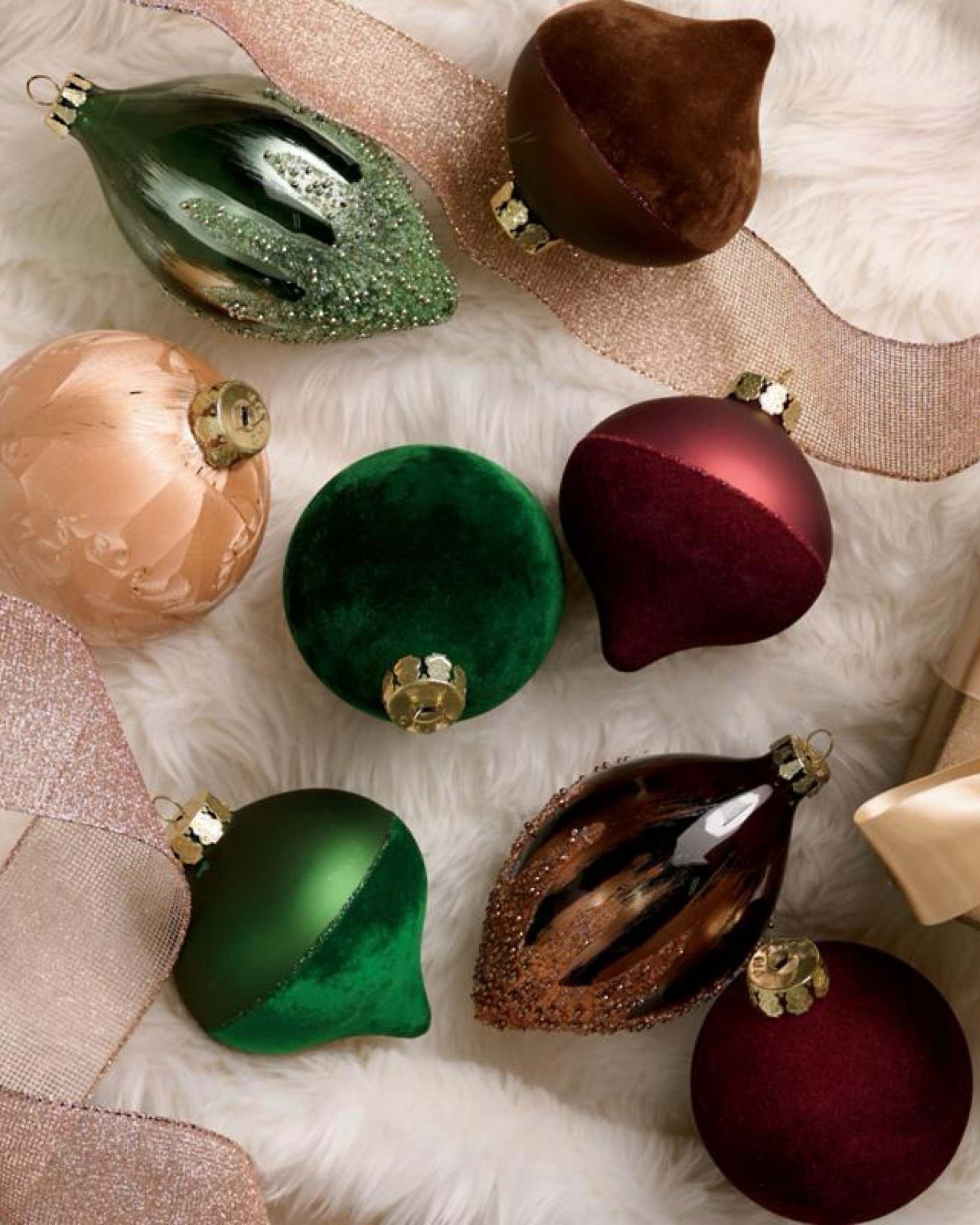 The Fireside Ornaments collection is a luxurious addition to holiday decor, featuring eight unique, blown-glass baubles that exude elegance. With deep, rich colors and sophisticated textural finishes, these ornaments bring a refined, timeless look to any Christmas tree. Perfect for those who appreciate chic, high-quality decor, each piece in this set adds a touch of warmth and glamour. Cheers to celebrating the season with these beautifully crafted baubles that effortlessly elevate your holiday ambiance!

#LTKSaleAlert #LTKHome #LTKHoliday