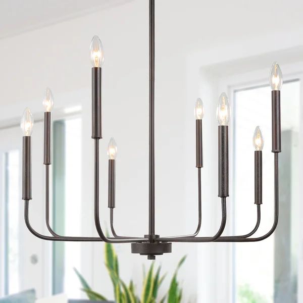 Akron 8 - Light Candle Style Classic Chandelier | Wayfair North America