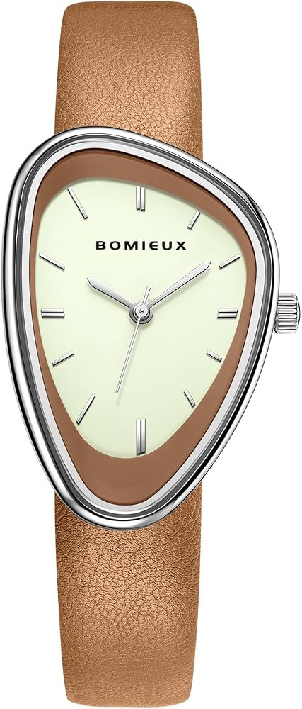 Irregular Watches for Women Stylish Vintage Leather Analog Quartz | Amazon (US)
