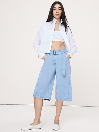 16" Cotton Long Bermuda Short | Banana Republic (US)
