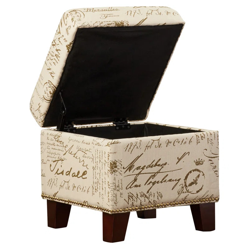 Adda 17.5" Square Storage Ottoman | Wayfair North America