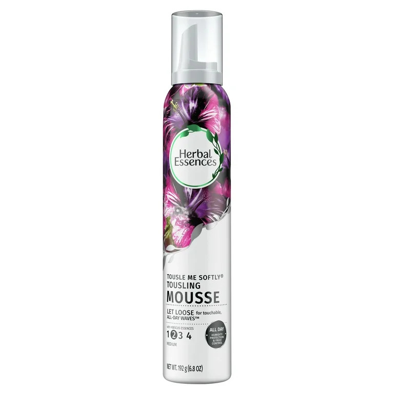 Herbal Essences Tousle Me Softly Tousling Mousse, Medium Hold, 6.8 oz | Walmart (US)
