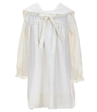 Edgehill Collection x Kristin Ellen Hockman Little Girls 2T-6X Astrid Linen Sailor Dress | Dillar... | Dillard's