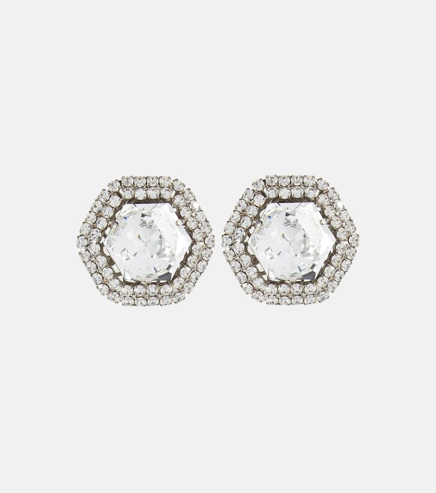 Alessandra Rich Crystal stud earrings | Mytheresa (UK)
