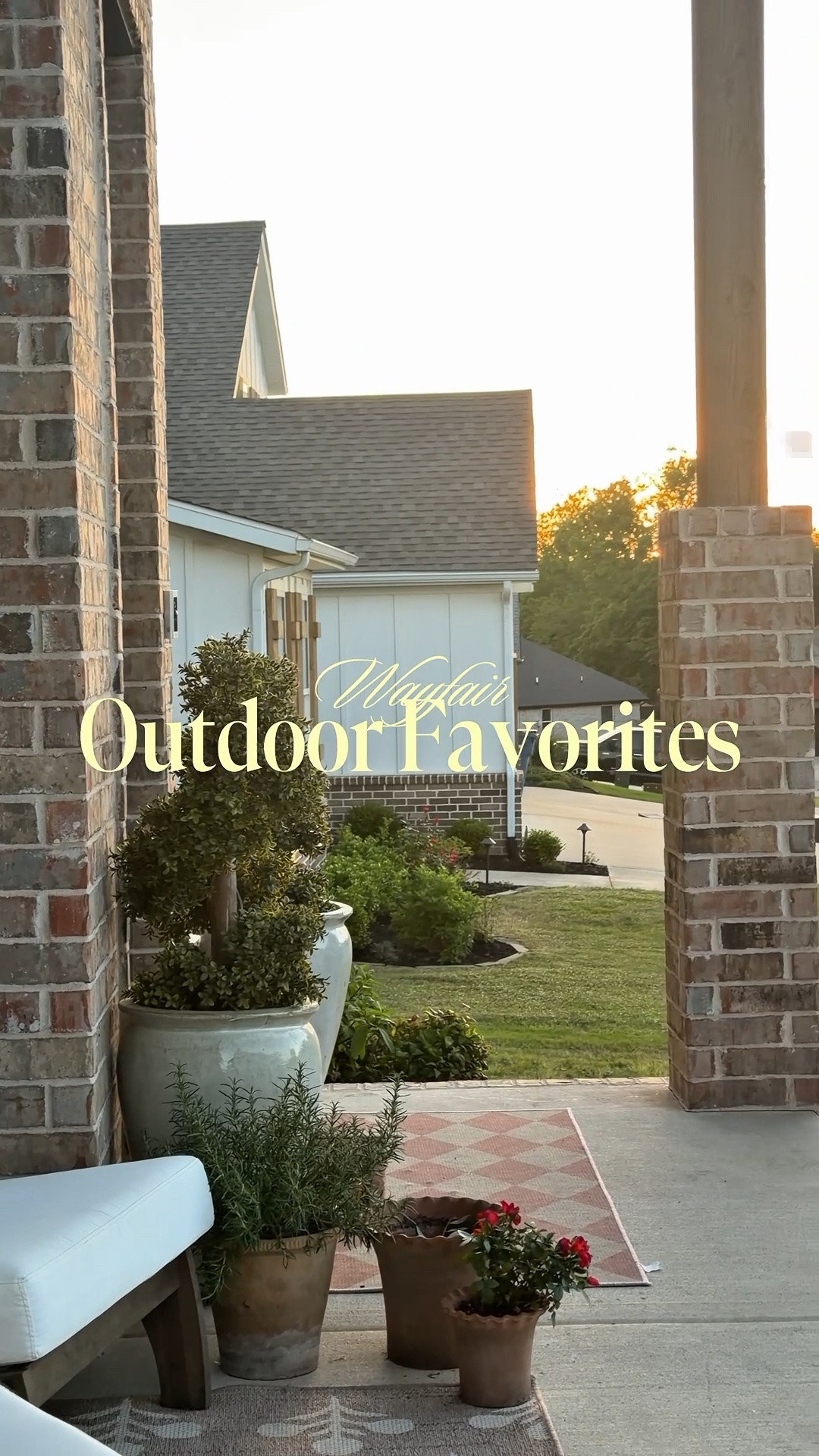 #ad Patio season is here! ☀️ Comment SHOP for links to my outdoor favorites all from 
@wayfair #wayfair #wayfairpartner #wishyourwerehere #outdoor @shop.LTK #liketkit