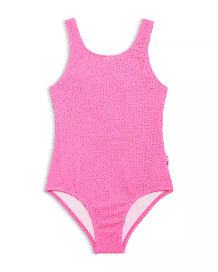 Girls' Fiorella Crinkle One Piece Swimsuit - Big Kid | Bloomingdale's (US)