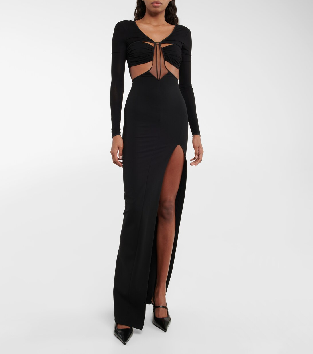 Cutout jersey maxi dress | Mytheresa (UK)