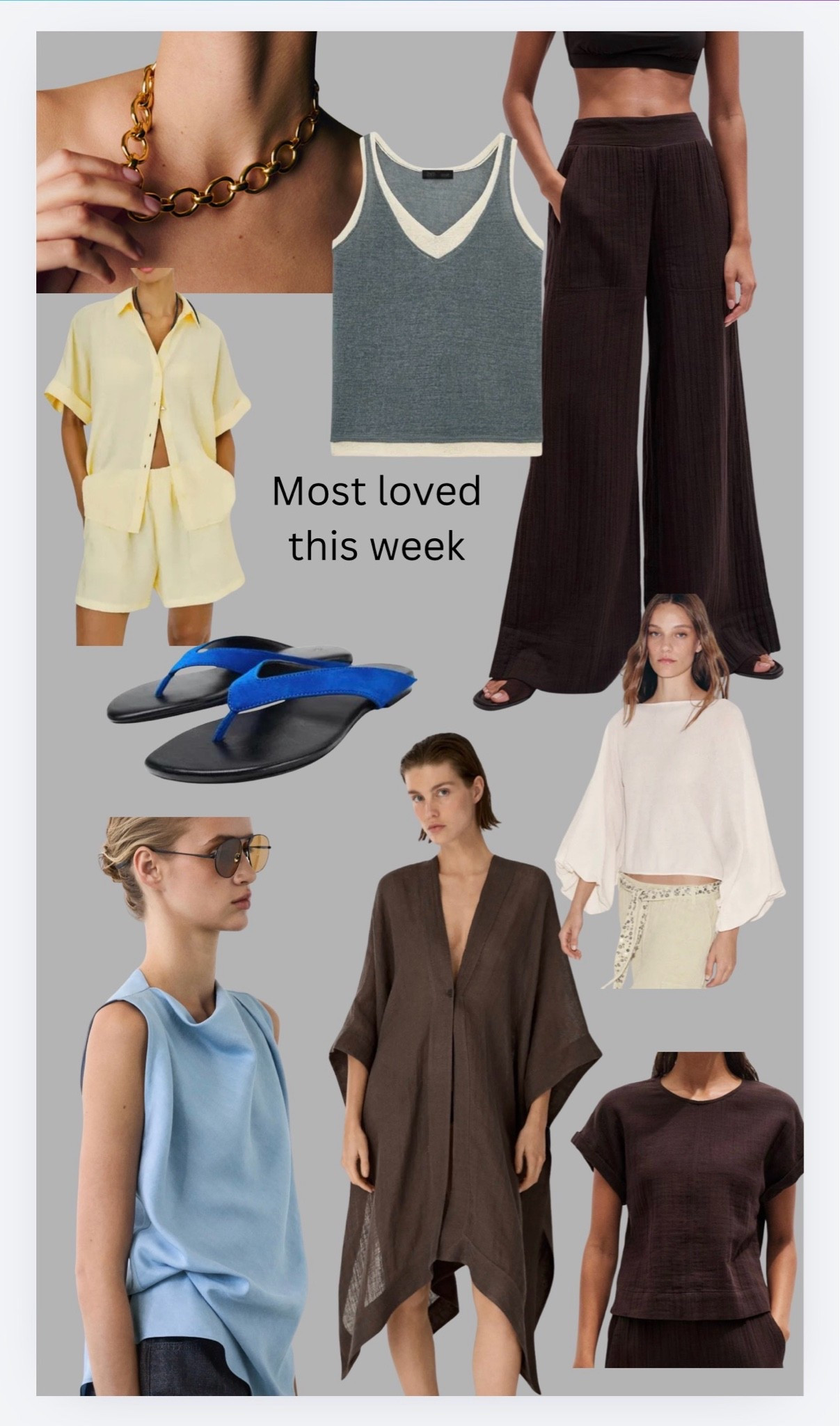 The pieces you’ve loved most this week. Flowing fabrics, beautiful shapes, statement jewellery and those cobalt flats. You certainly have great taste!

#LTKsummer #LTKstyletip #LTKover50style