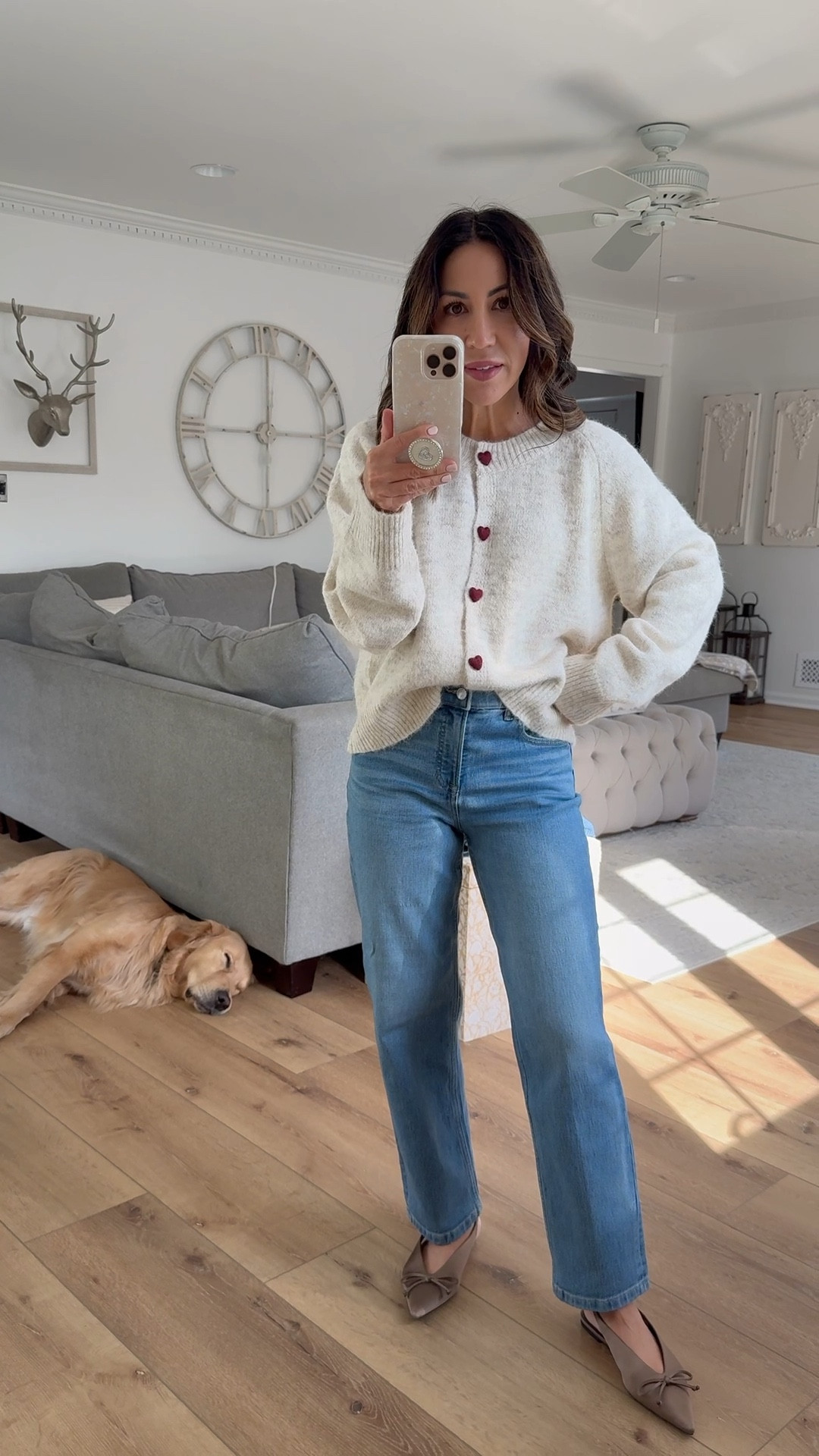 Spanx code: tammyxspanx for first time customers. Spanx jeans small petite, small sweat sweater. Shoes size down.

#LTKOver40 #LTKPetite