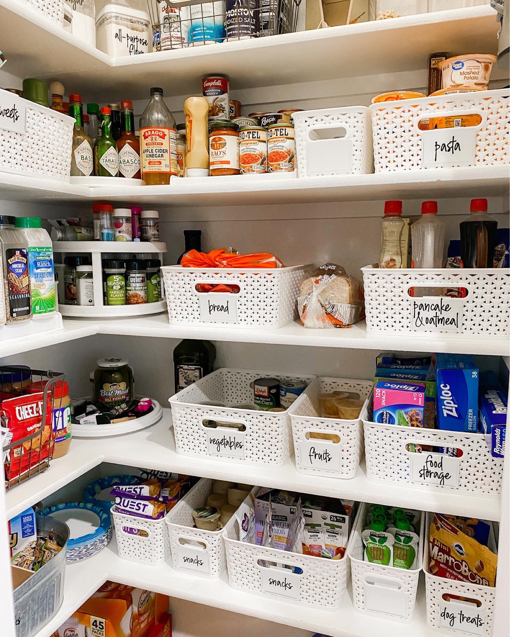 All of the white baskets I used in my pantry are back in stock at Target! 

#organizedpantry #kitchenorganization #pantry #pantryorganization #containerlabels #kitchenpantry #kitchenpantryorganization #kitchenpantrylabels #kitchenlabels #pantrygoals #pantrystorage #pantrydesign #pantrylabels #pantrycontainers #organization #organizedhome #organizedlife #organizemylife #amazonfinds #foodpantry #getorganized #beorganized #stayorganized #pantrymakeover #pantrydreams #talentedkitchenamazon #clutterfree #houseonhideaway #betterhomesandgardens #amazonfinds 

#LTKBacktoSchool #LTKFind #LTKfamily