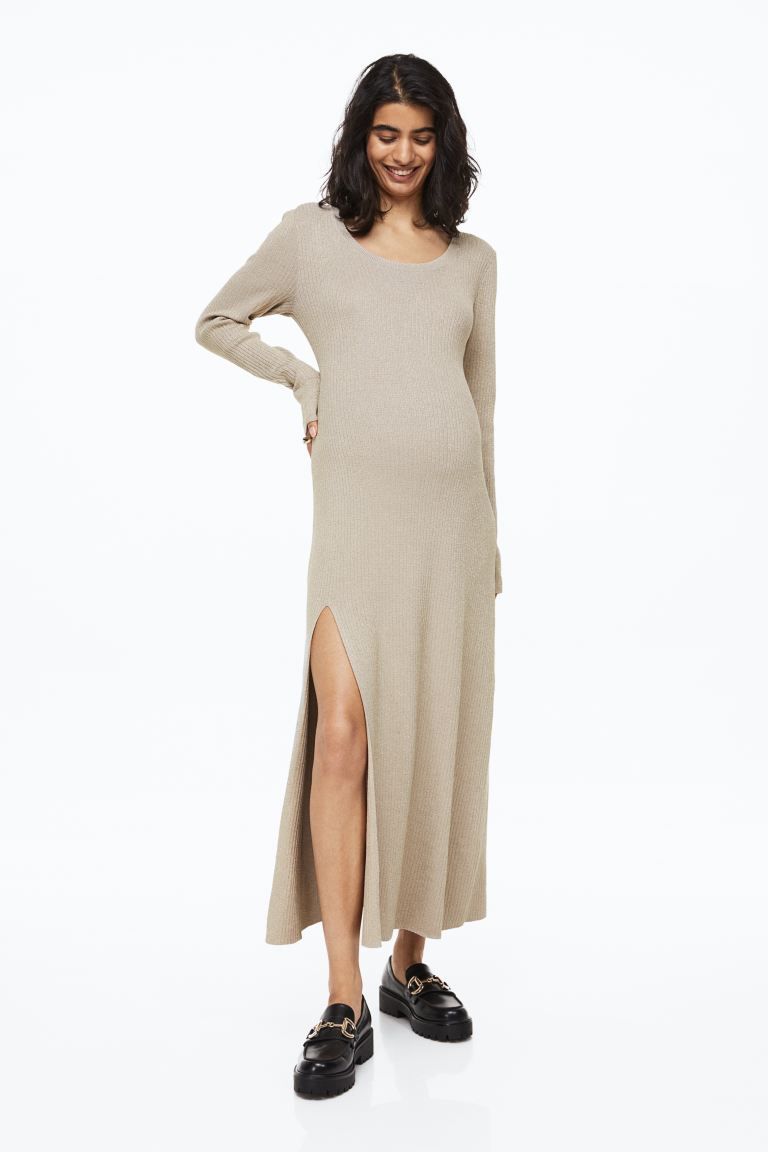 MAMA Rib-knit Dress | H&M (US)