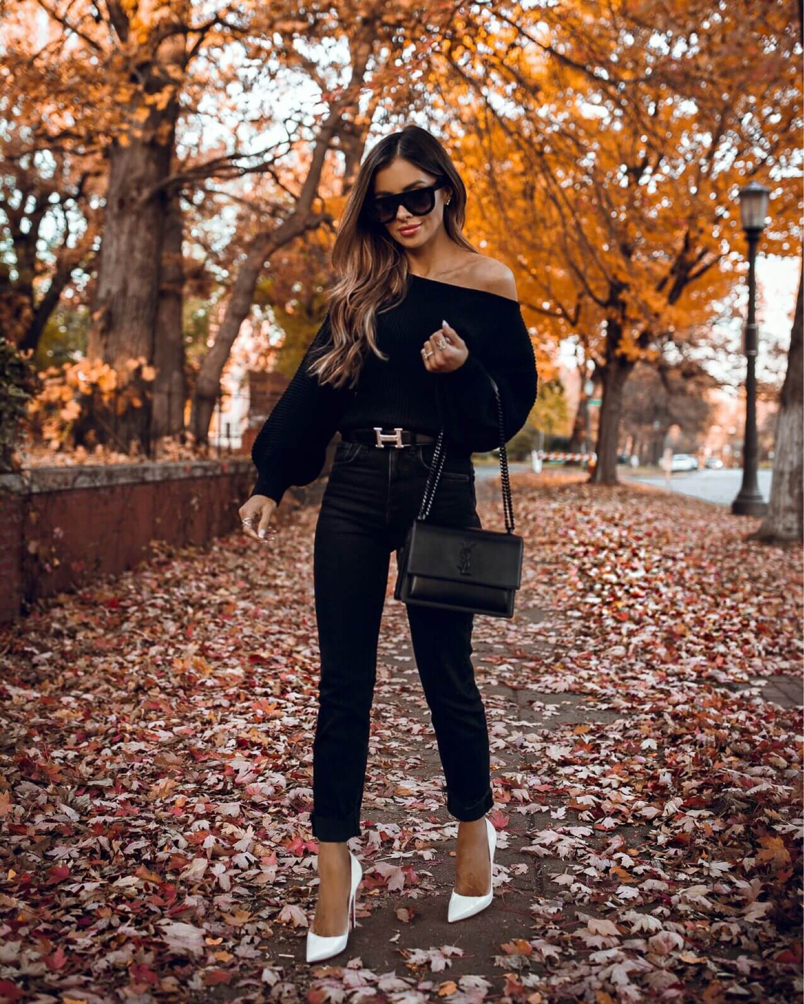 Transitional fall outfit ideas
Revolve best selling off the shoulder sweater back in stock 
Hermes belt 



#LTKstyletip #LTKSeasonal #LTKFind
