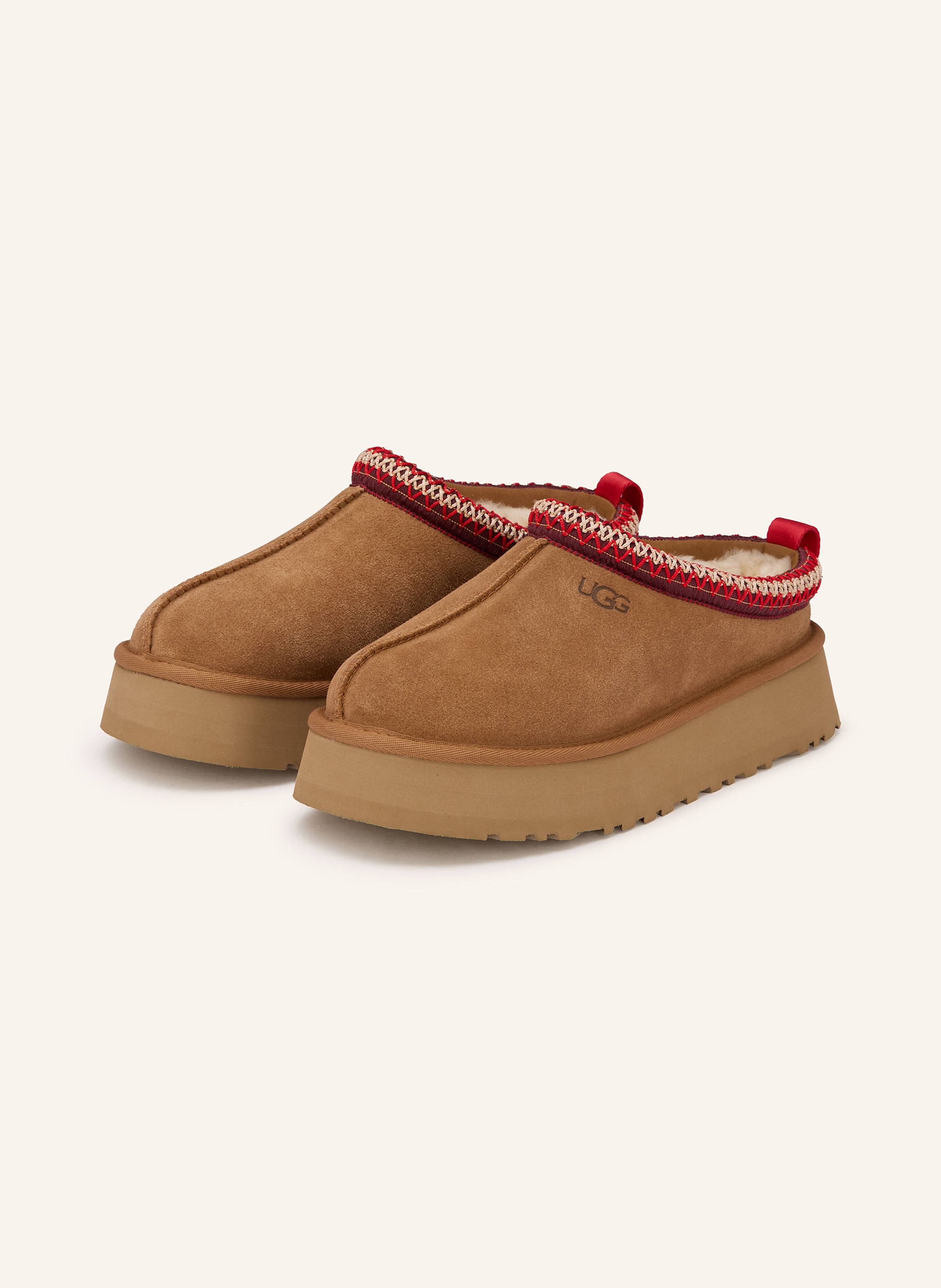 UGG Plateau-Pantoletten TAZZ in beige | Breuninger (DACH)