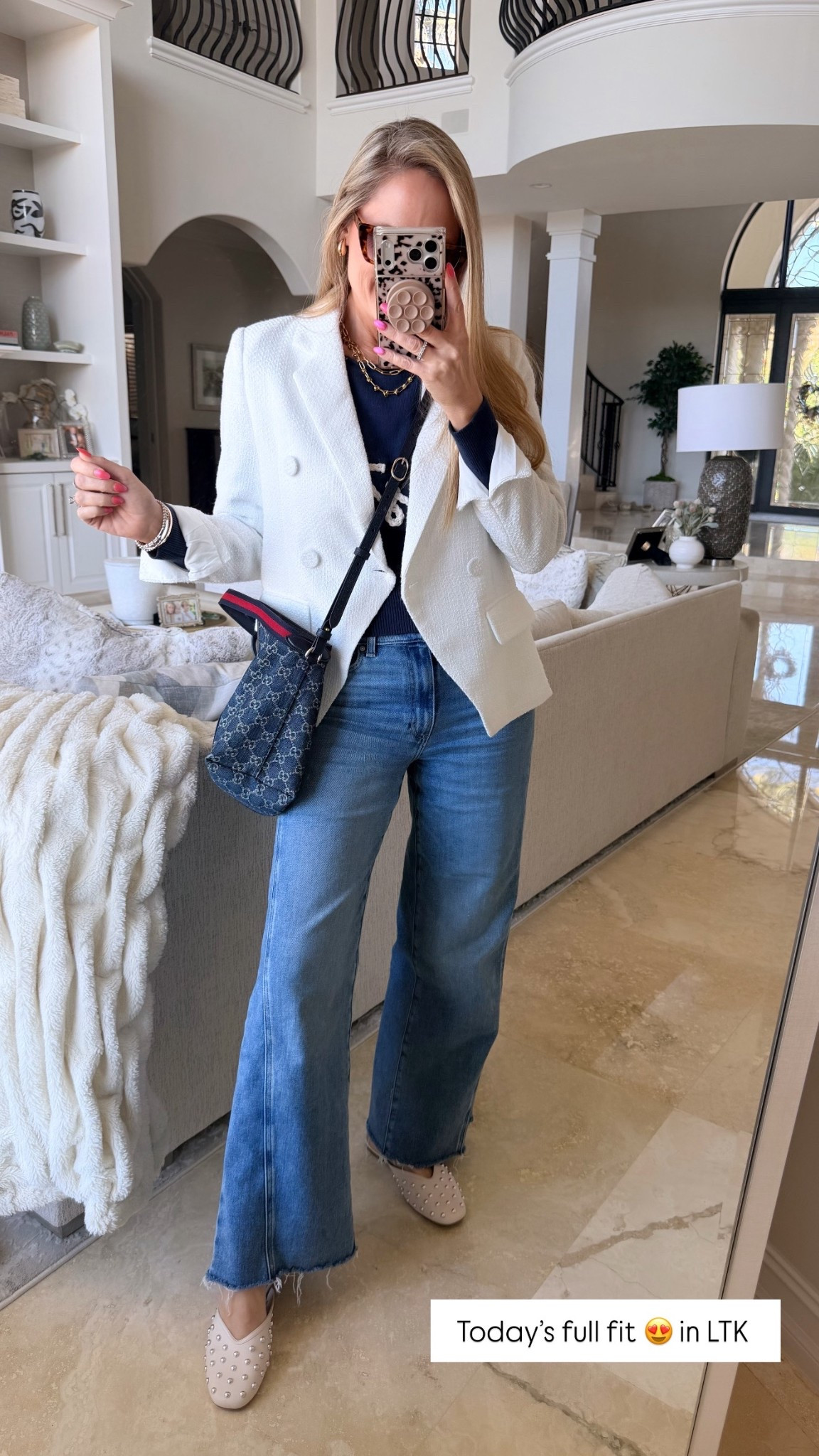 Today’s elevated spring outfit. Love this blazer I haven’t many shades. It is a go to for me. I’m wearing a size small.

#LTKdayinmylife #LTKOver40 #LTKootd