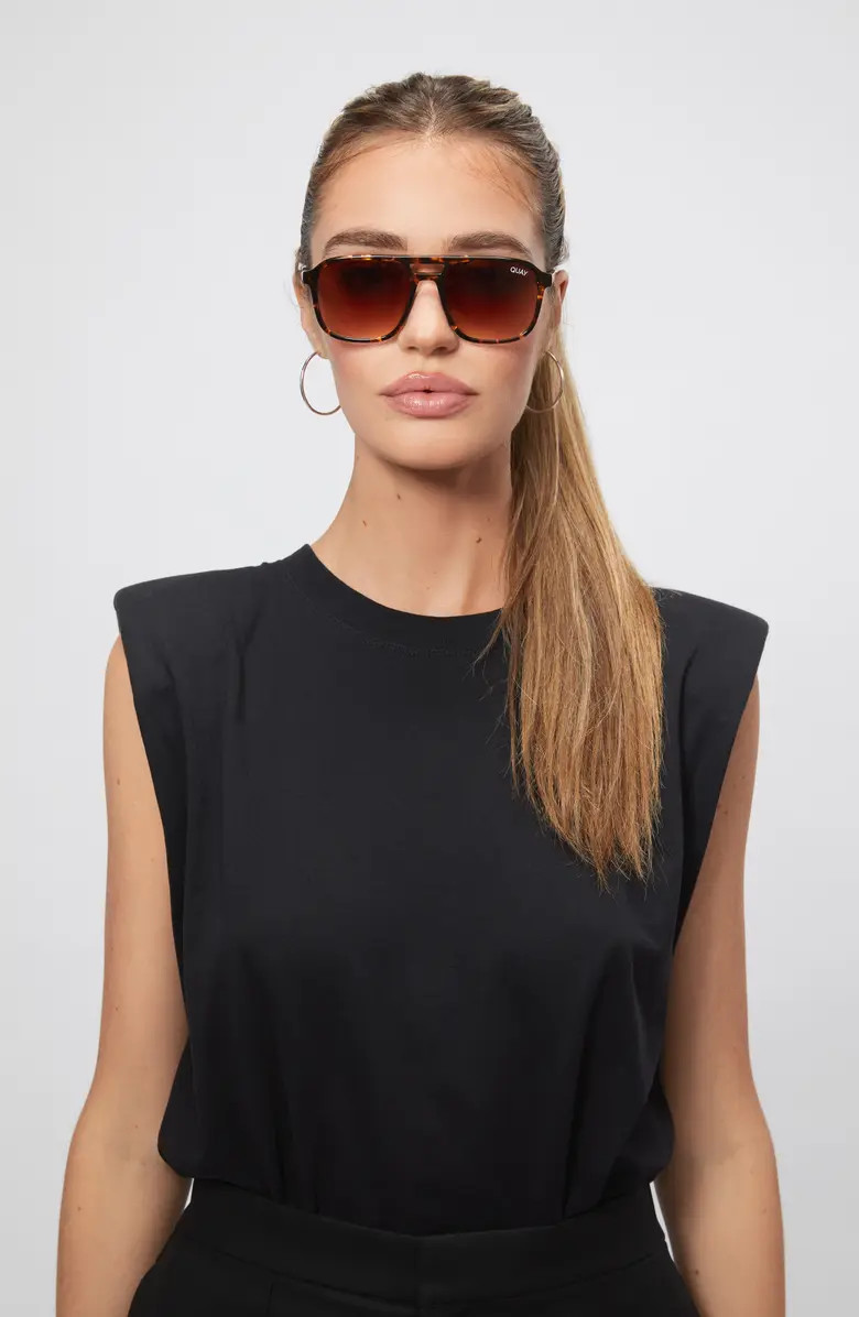 On the Fly 45mm Gradient Aviator Sunglasses | Nordstrom Rack
