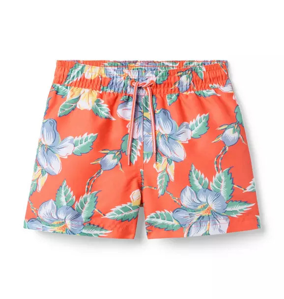 Recycled Floral Swim Trunk | Janie and Jack