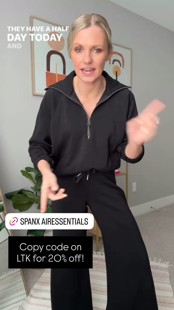 I love my @Spanx AirEssentials lounge set. I wear it all the time! I’m wearing a xs with a petite length 

Copy code on LTK for 20% off!

#LTKootd #LTKPetite #LTKSaleAlert