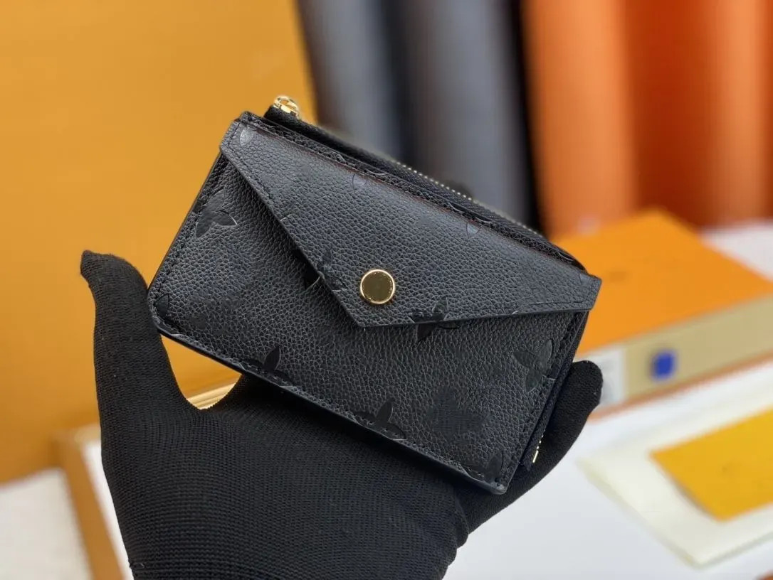 Designer Wallets Luxury Recto Verso Fashion Purses High-quality Embossed Flower Letter Mens Women... | DHGate