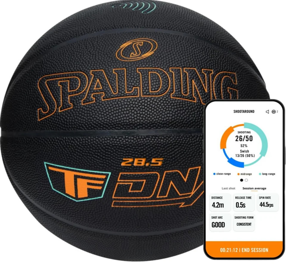 Spalding TF DNA Smart Basketball + 1 Yr App Subscription Bundle I iOS and Android Compatible I Al... | Walmart (US)