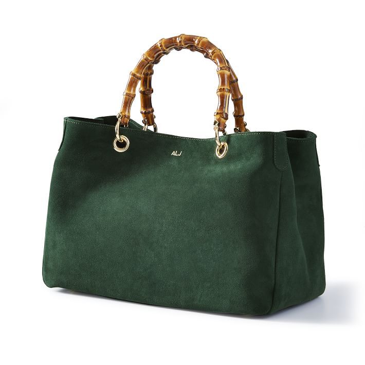 Bamboo Elisabetta Suede Handbag | Mark and Graham