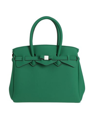 Save My Bag Woman Handbag Green Size - PEEK (Polyether - Ether - Ketone), Polyamide, Elastane | YOOX (US)