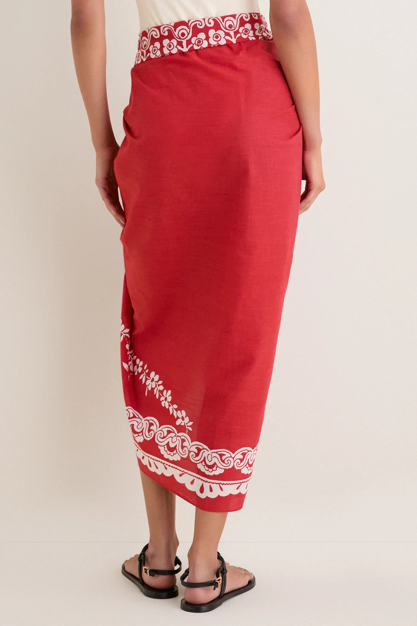Cherry Poolside Punch Cotton Pareo | Tuckernuck (US)