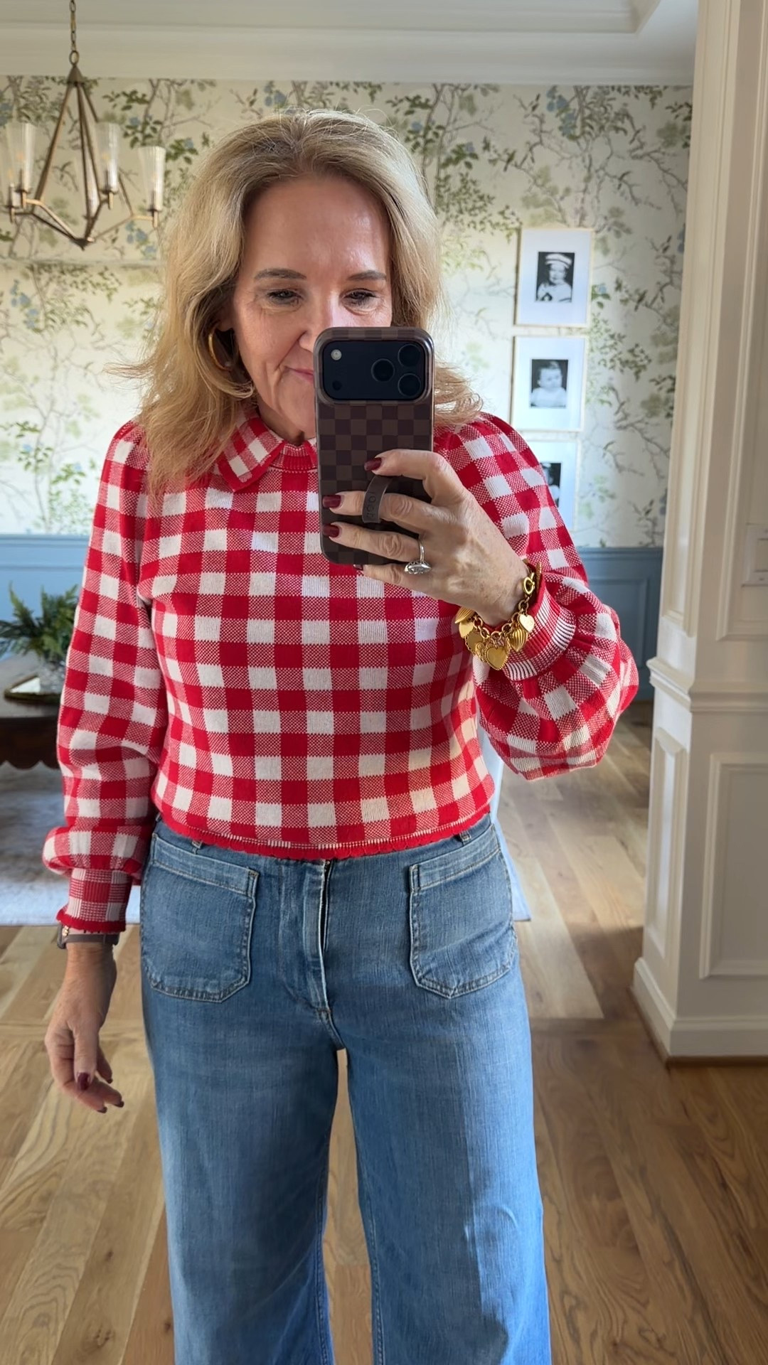 The cutest sweater! Size medium at Walmart! 
Jeans size 29 reg 
Rothy’s run big size down 
Love this Julie Vos charm bracelet
Wearing the loft coat I linked  


#LTKOver40 #LTKootd #LTKFindsUnder50